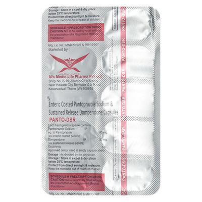 PANTO DSR Capsule 10's - Ulcer/Reflux/Flatulence-Aaa