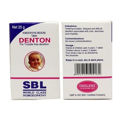 SBL Denton Tablets 25 gm - Speciality Medicine