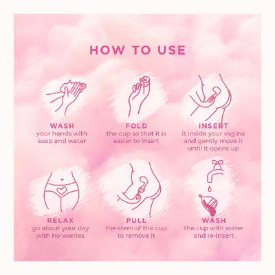 Pee Safe Reusable Menstrual Cup - (Small) - Menstrual Cups