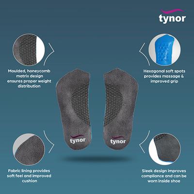 Tynor Medial Arch Orthosis Adult (L) (K 10) - Knee/Ankle/Leg/Foot Supports