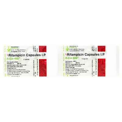 R CIN 600MG CAPSULE 3'S - Tuberculosis (Tb)-Ant