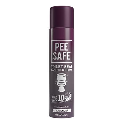 Pee Safe Toilet Seat Sanitizer Spray - Lavender 300 ml - Intimate Care