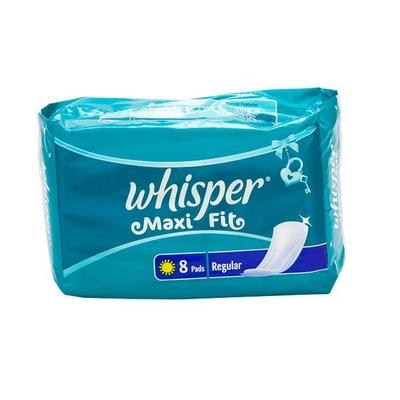 Whisper Maxi Fit Regular 8's - Sanitary Napkins