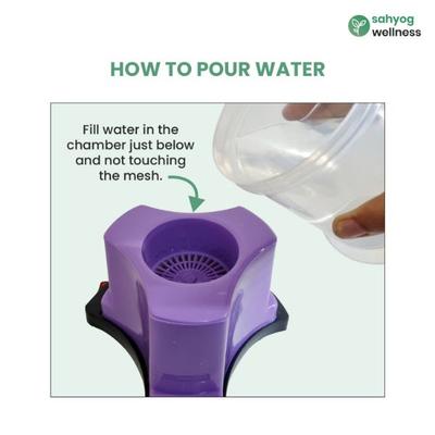 Sahyog Wellness Sturdy Vaporizer - Purple - Nebulizer & Vaporizer