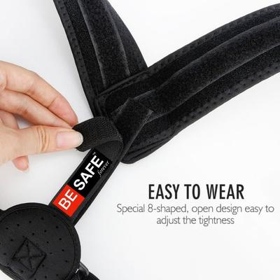 Be Safe Forever Clavicle Brace Support for Posture Correction - Grey (S) - Abdomen/Neck/Arm/Elbow Supports