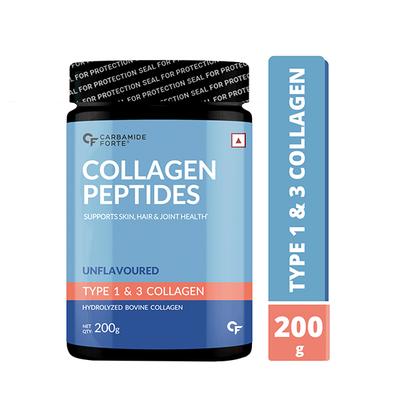 CF Collagen Peptides Powder - Unflavoured 200 gm - Calcium And Minerals