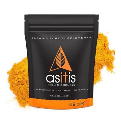 AS-IT-IS Nutrition Curcumin (Turmeric Extract) Powder 250 gm - Herbal Dietary Supplement