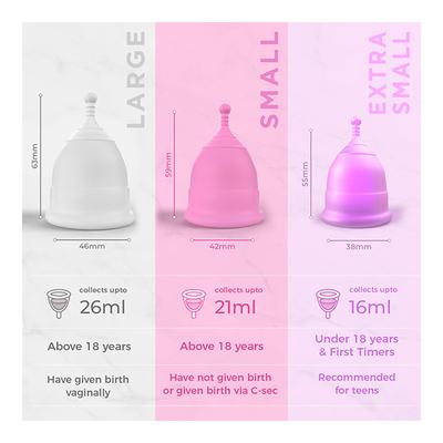 Pee Safe Reusable Menstrual Cup - (Large) - Menstrual Cups