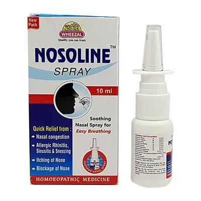 Wheezal Nosoline Nasal Spray 10 ml - Speciality Medicine