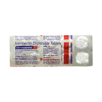 VERMOVENT 12 Dispersible Tablet 10's - Parasitic Worms-Ant