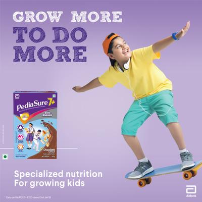 Pediasure 7Plus Health Drink Powder - Chocolate Flavour 400 gm (Refill Pack) - Kids Nutrition