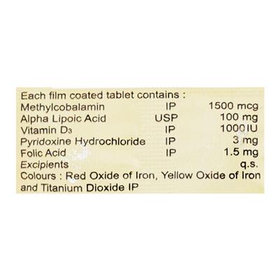 M Neuron Forte Tablet 10'S - Neuropathic Pain-Dru