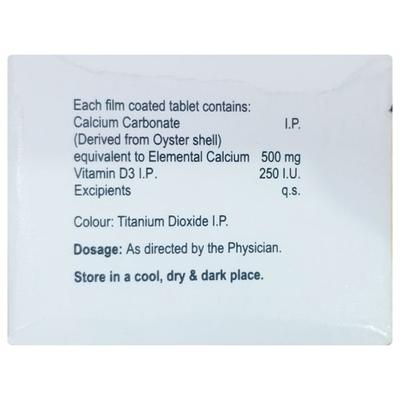 VANCECAL D3 Tablet 10's - Supplements-Cal