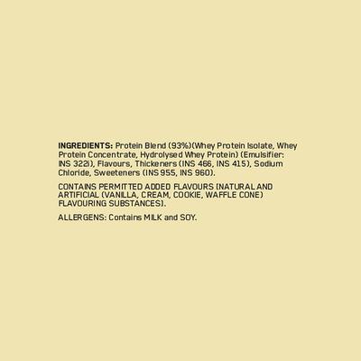 Optimum Nutrition (ON) 100% Whey Gold Standard Powder - Vanilla Ice Cream 1 lb - Whey Proteins