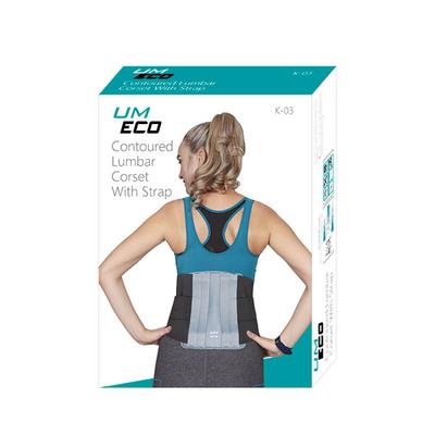 UM Eco Contoured Lumber Corset with Strap (K03) (M) - Abdomen/Neck/Arm/Elbow Supports