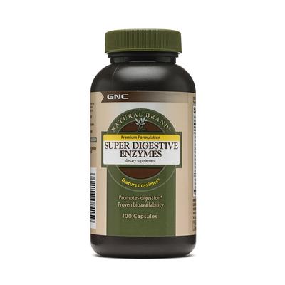 GNC Natural Brand Super Digestive Enzymes Capsule 100's - Digestive Health