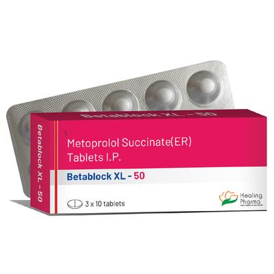 BETABLOCK XL 50 Tablet 10's - Hypertension-Bet