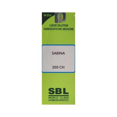 SBL Sabina 200 Liquid 30 ml - Dilutions