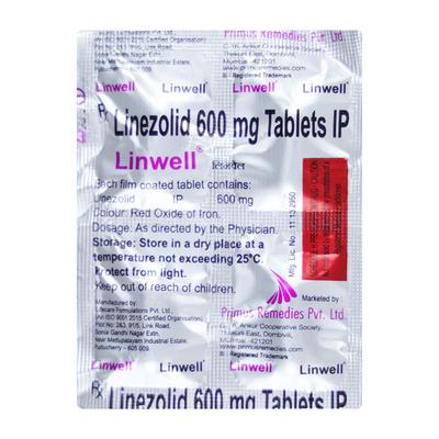 Linwell 600mg Tablet 4'S - Bacterial Infections-OBL
