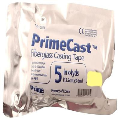 Primecast Fibreglass Casting Tape (12.7 cm x 3.6 mtr) - Yellow - Bandages & Dressings