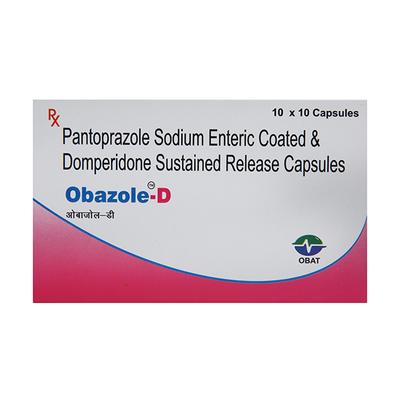 OBAZOLE D Capsule 10's - Ulcer/Reflux/Flatulence-Aaa
