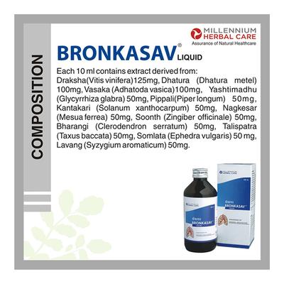 Bronkasav Liquid (Pack of 3 x 200 ml) - Multi-Vitamins
