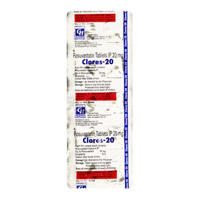 CLORES 20 Tablet 10's - High Cholesterol-Dys