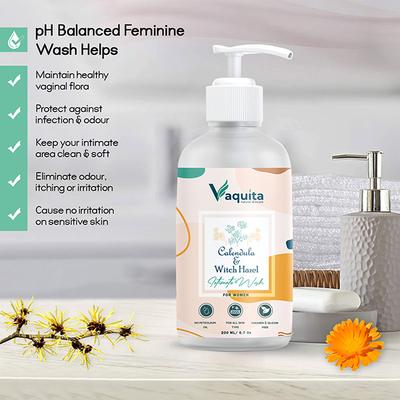Vaquita Intimate Wash for Women - Calendula & Witch Hazel 200 ml - Intimate Care