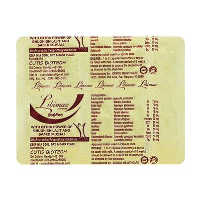 LIBIMAX Capsule 10's - Speciality Medicines