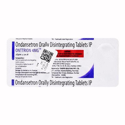 ONTTRION 4mg Tablet 10's - Vomitting/Emesis-Ant