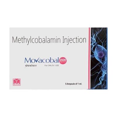Movacobal 2500mcg Injection 1ml Price, Uses, Side effects, Substitutes |  Netmeds