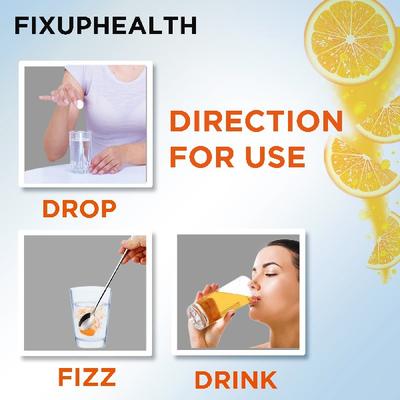 FixUpHealth Electrolytes Effervescent Tablet - Lemon Flavour (Pack of 3 x 20s) 1's - General Health