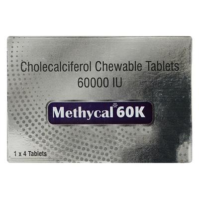 METHYCAL 60k Chewable Tablet 4's - Supplements-Vam