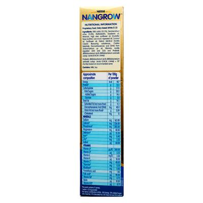Nestle Nangrow 2- 6 years Milk Drink Powder - Creamy Vanilla (Refill Pack) 400 gm - Baby And Infant Supplements