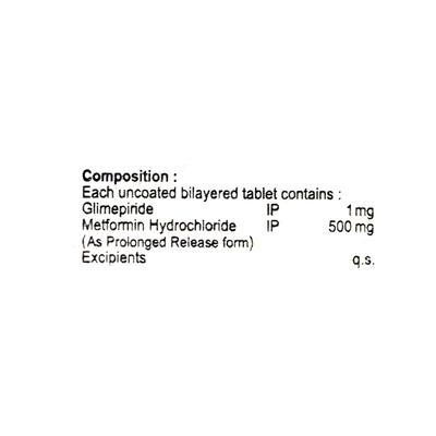 ADGLIM M 1mg Tablet 10's - Diabetes-Ant