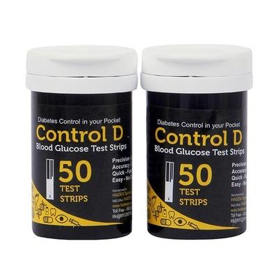 Control D Blood Glucose Test Strips 100's - Blood Glucose Monitors/Test Strips