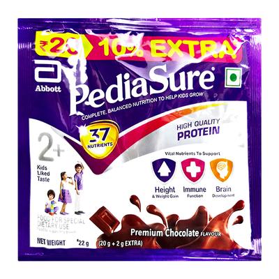 Pediasure Premium Chocolate Flavour Powder 22 gm - Kids Nutrition