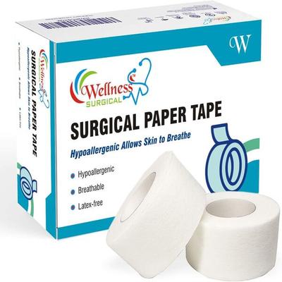 Wellness Microporous Surgical Paper Tape (1 inch x 5 mtr) 12's - Bandages & Dressings