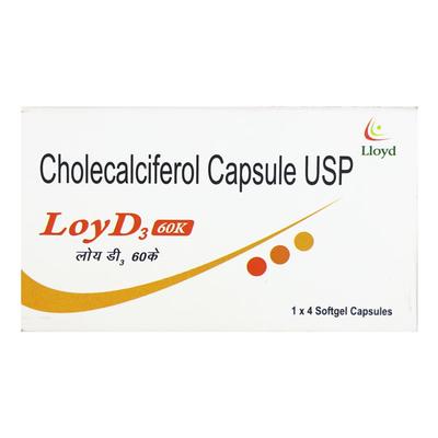 LOY D3 60K Capsule 4'S - Supplements-Vit