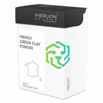 Merlion Naturals French Clay Powder - Green 227 gm - Face Creams