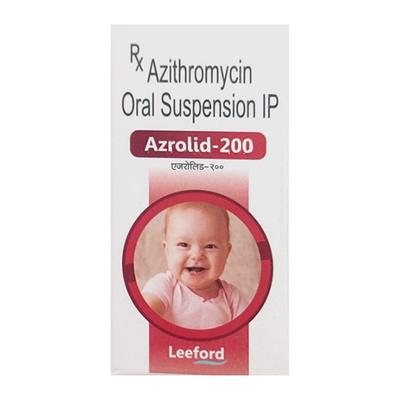 AZROLID 200 Oral Suspension 15ml - Bacterial Infections-Mac