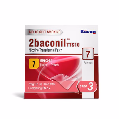 2baconil TTS10 7mg Patch 7'S - Nicotine Patch