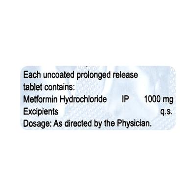 Bymet 1000mg Tablet 10'S - Diabetes-Ant