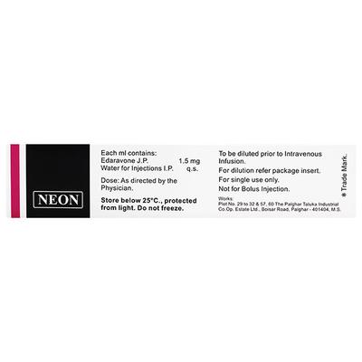 Edanox 1.5mg Injection 20ml - Nootropics And Neurotrophics