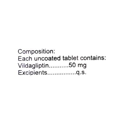 ZILDA 50mg Tablet 15's - Diabetes-Ant