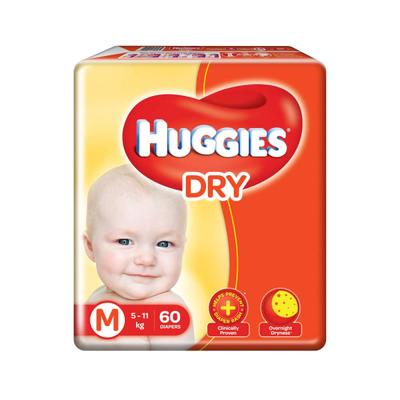 Huggies Dry Diaper Pants (M) 60's - Diapers & Wipes