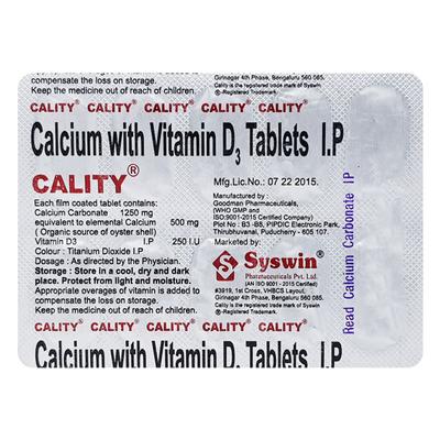 CALITY Tablet 10's - Supplements-Cal