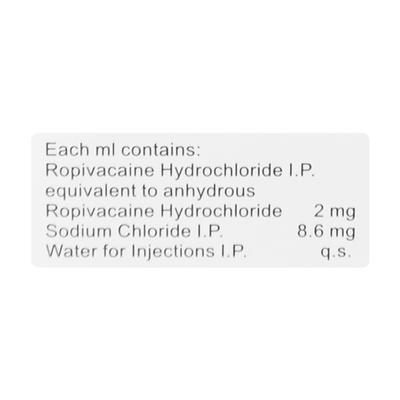 ROPIN 0.2% INJECTION 20ML - Anaesthesia General