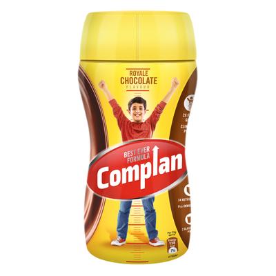 Complan Royale Chocolate Health Drink Powder 500 gm (Pet Jar) - Kids Nutrition