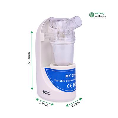 Sahyog Wellness Ultrasonic Nebulizer Machine with Nebulizer Kit (With Children and Adult Mask) - Nebulizer & Vaporizer